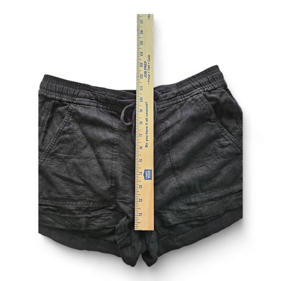 Lou & Gray Black Women's Linen Blend Shorts Size Small - Picture 5 of 5